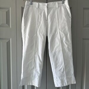 Women's Size 6 White Callaway Capri Golf Pants With Pockets